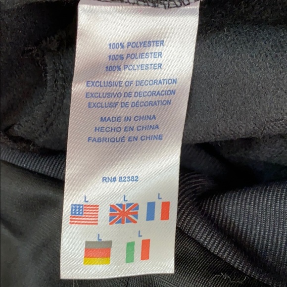 Champion Black Track Jacket With Sleeve Logo - Picture 4 of 9